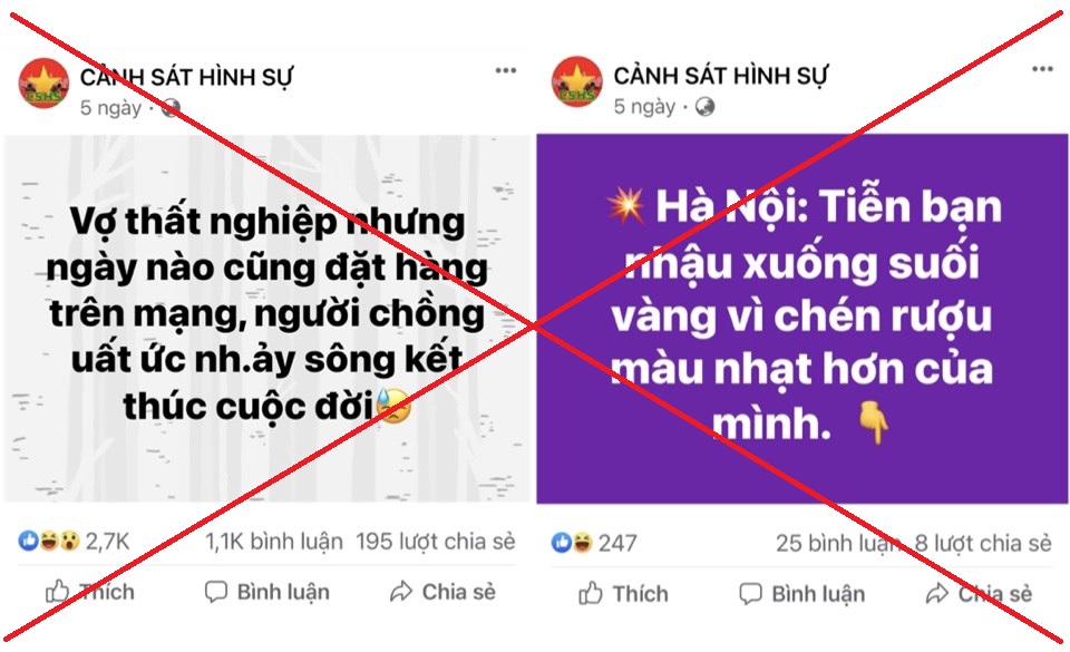 Cảnh báo trang mạng xã hội giả mạo, sử dụng tên, hình ảnh, ký hiệu, biểu tượng của lực lượng Công an nhân dân